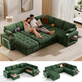 Vipbear 111" Modular Sectional Sleeper Sofa by VipbearLiving