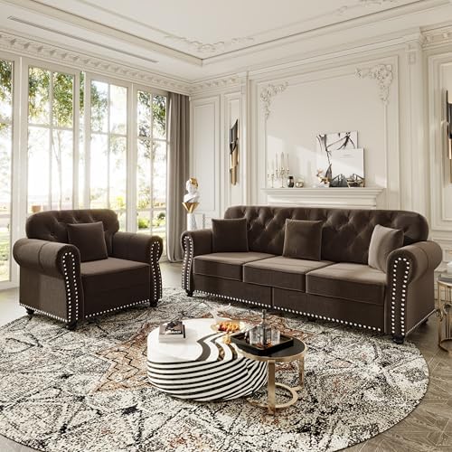 KEIKI 2-Piece Chesterfield Sofa Set - Image 3