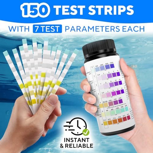 150 Spa Test Strips for Hot Tub, Pool Test Strips, 7 in 1 Water Kit - Image 5