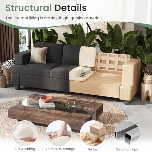 YOUDENOVA Sofa, 3 Piece Set Comfy Sofa, Loveseat & 2 3-Seater Couch - Image 6