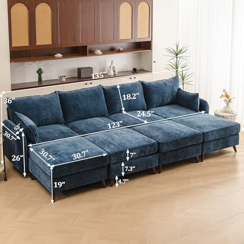 Rexulqo 135'' Modular Sectional Sofa - Image 6