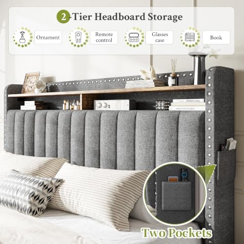 EnHomee King Size Bed Frame - Image 5