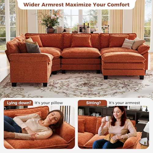 CDCASA 117" Oversized Modular Sectional Sofa - Image 6