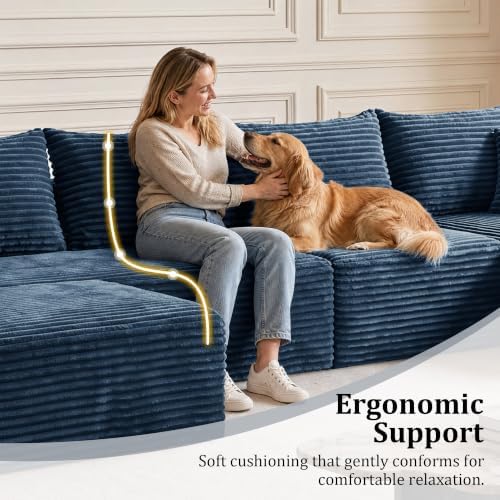 Boneless Couch U-Shaped Sectional Sofa - Image 5