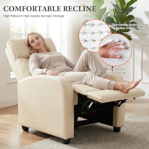 OLIXIS Recliner Chair, Reclining Sofa Chair - Image 5