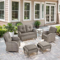 Belord 6 Pieces Wicker Patio Conversation Sets by Belord