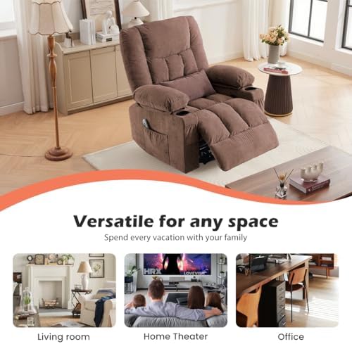MAHOMICO Recliner Chair with Cup Holders - Image 4