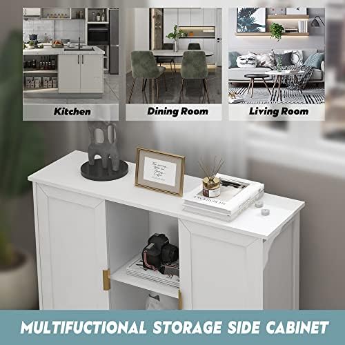 TaoHFE White Buffet Cabinet - Image 4