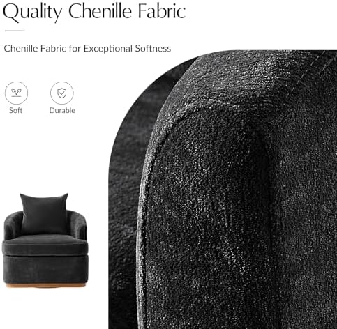 HULALA HOME Modern Swivel Accent Chair Set of 2 - Image 4
