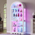 6-Tier Arched Glass Display Cabinet by CraftYourIdealHomeLife
