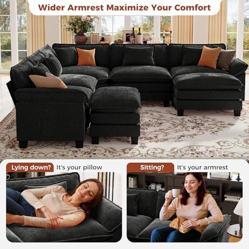 CDCASA 117" Oversized Modular Sectional Sofa - Image 6