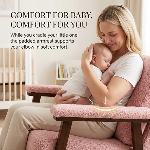 Rocking Chair Nursery, Compact Glider Rocking Chair - Image 6