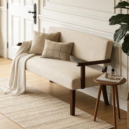 FAGAGA Accent Chair 2 Seat, Upholstered Reading Leisure Chair, Bench - Image 4