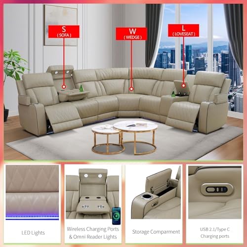 Power Recliner Sofa Sectional Sofa - Image 3
