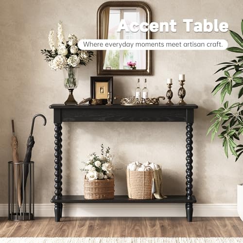 45" Narrow Entryway Table with Storage Shelf, 5 Min Assembly - Image 5