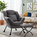 Lazy Chair with Ottoman, Comfy Reading Chair by HomeEastllyHome