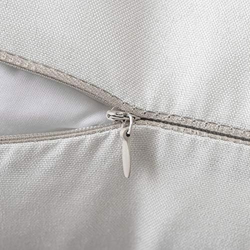 MIULEE Decorative Outdoor Pillow Covers Waterproof 18x18 White - Image 2