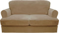 CUCRAF T Cushion Sofa Cover 3 Piece Loveseat Slipcovers, Soft Thick Velvet by CUCRAF