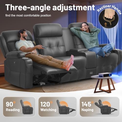 RV Loveseat Recliner Sofa, Home Theater Seating - Image 4