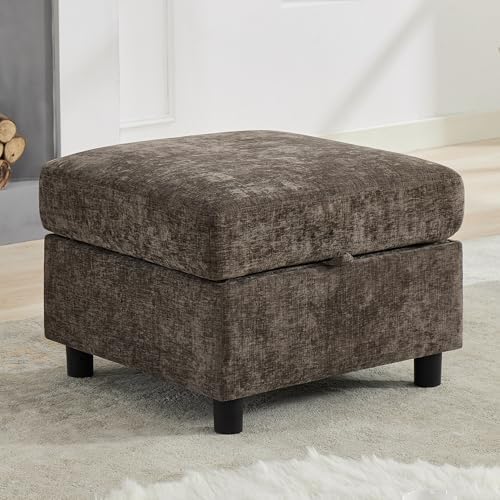 WUTUTUEE 25'' Square Storage Ottoman Module by WUTUTUEE