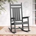 SERWALL Rocking Chair Outdoor, Comfortable Rocker by SERWALL