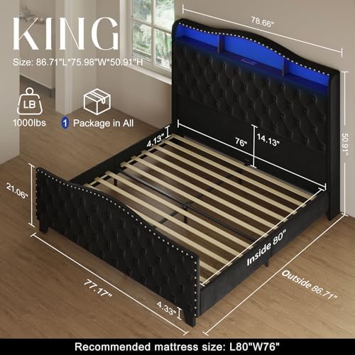 Belffin Platform Bed Frame - Image 2