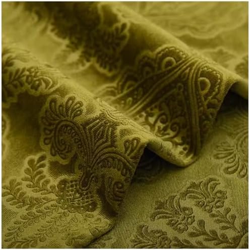 Velvet Upholstery Fabric, 57in Embossed Velvet 3D Fabric, Solid Color, - Image 3