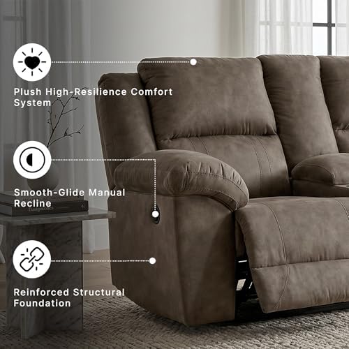 Signature Design by Ashley Wall Hugger Reclining Loveseat - Image 4