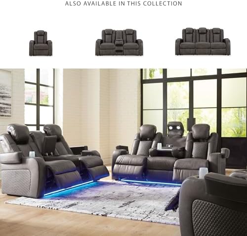 Signature Design by Ashley Power Reclining Loveseat - Image 5