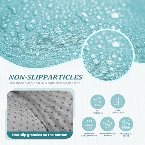 Chaise Lounge Cushion Outdoor, 74.4" x 22" Waterproof Patio Lounge Chair - Image 4