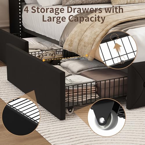 BRELTAM Queen Size Bed Frame - Image 3