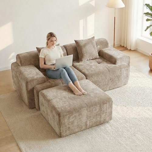 84" Modular Loveseat Couch by Mifnas