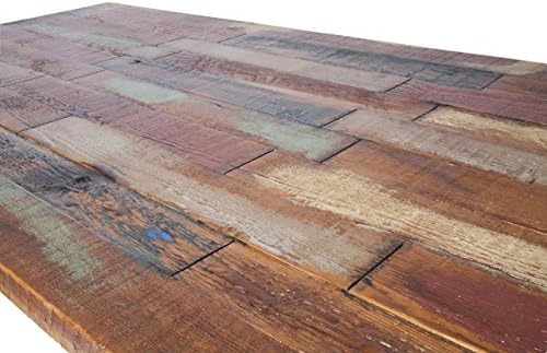 Reclaimed wood dining table - Image 3