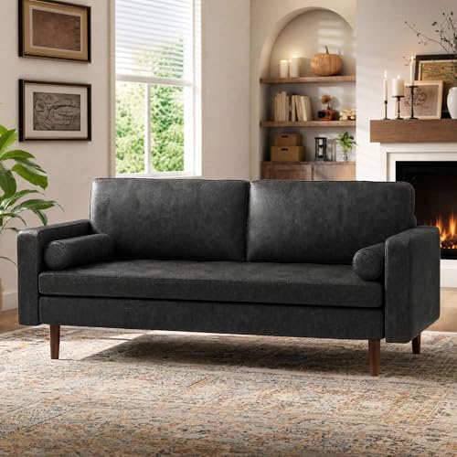 Faux Leather Couch by Meeyar