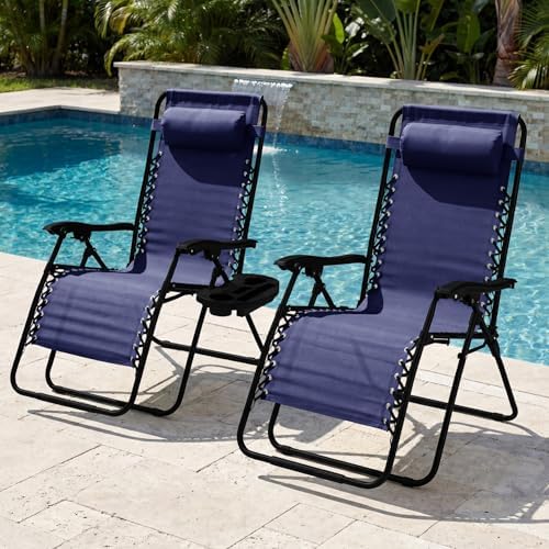 Best Choice Products Set of 2 Extra Wide Zero Gravity Chair Recliner - Image 2