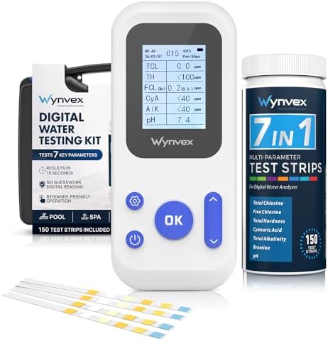 Digital Pool Water Test Kit by Wynvex