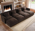 ELUCHANG 153" Oversized Modular Sectional Sofa, Comfy Chenille Cloud Couch by ELUCHANG