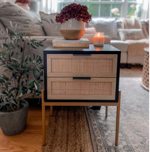 Andrew End, Bedside or Side Table in Matte Black Finish - Image 6