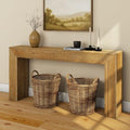 Plank+Beam Camden Console Table, 66 Inch, Rustic Honey by PlankBeam