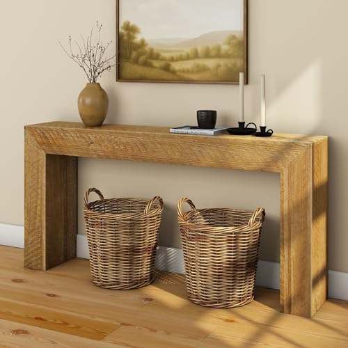 Plank+Beam Camden Console Table, 66 Inch, Rustic Honey by PlankBeam