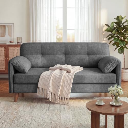 65" Loveseat Sofa, Chenille Loveseat Couch by APICIZON