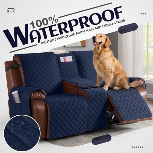 KinCam 100% Waterproof Loveseat Recliner Cover - Image 3