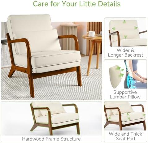 Real Relax Chenille Armchair - Image 3