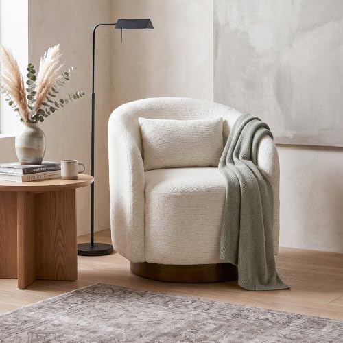 COLAMY Swivel Accent Chair for Living Room, Swivel Barrel Chair by COLAMYHOME