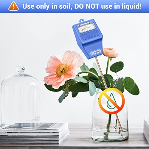Dr.meter Soil Moisture Meter for Plants, Plant Water Gauge Test Kit - Image 5