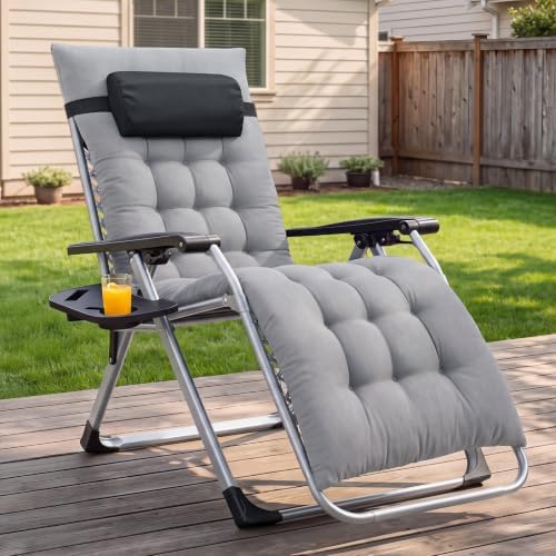 NEWBULIG Zero Gravity Chair, Folding Patio Recliner - Image 2