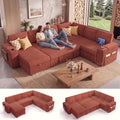WEUP 111" Modular Sectional Sleeper Sofa by Unknown