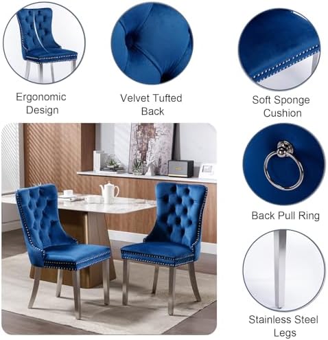 45” Round Dining Table Set For 4, Kitchen Table - Image 7