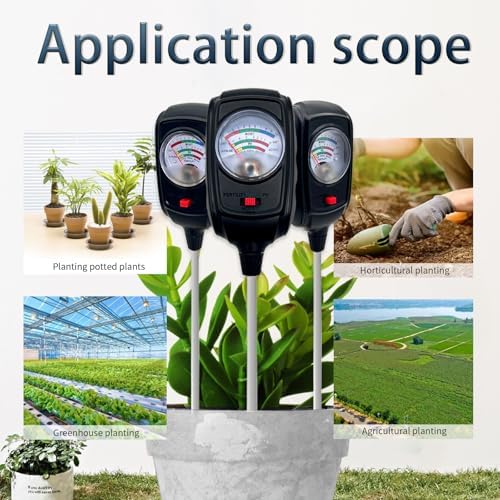 Soil Tester, 3 in 1 Soil Moisture/Nutrient/Soil PH Tester Kit - Image 6