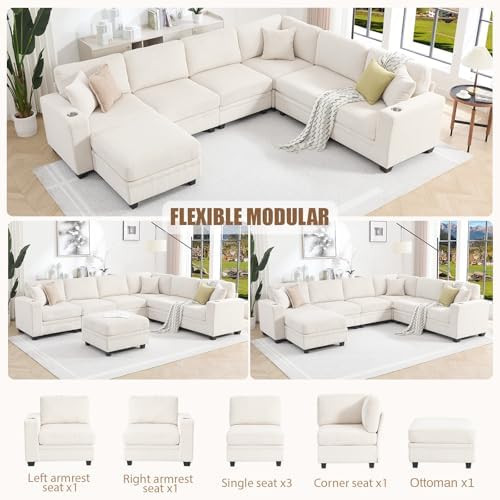 127" Modular Sectional Couch - Image 3
